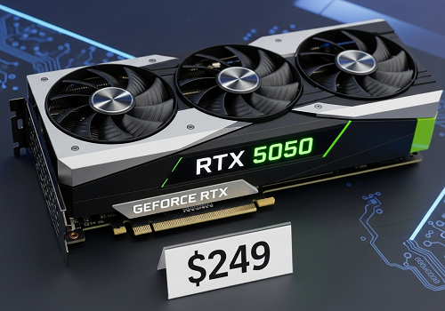 انویدیا از جی‌فورس RTX 5050 با قیمت ۲۴۹ دلار رونمایی کرد