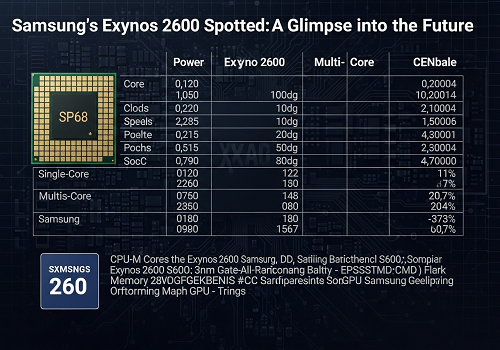 سر و کله‌ی تراشه اگزینوس ۲۶۰۰ سامسونگ تو گیک‌بنچ پیدا شد